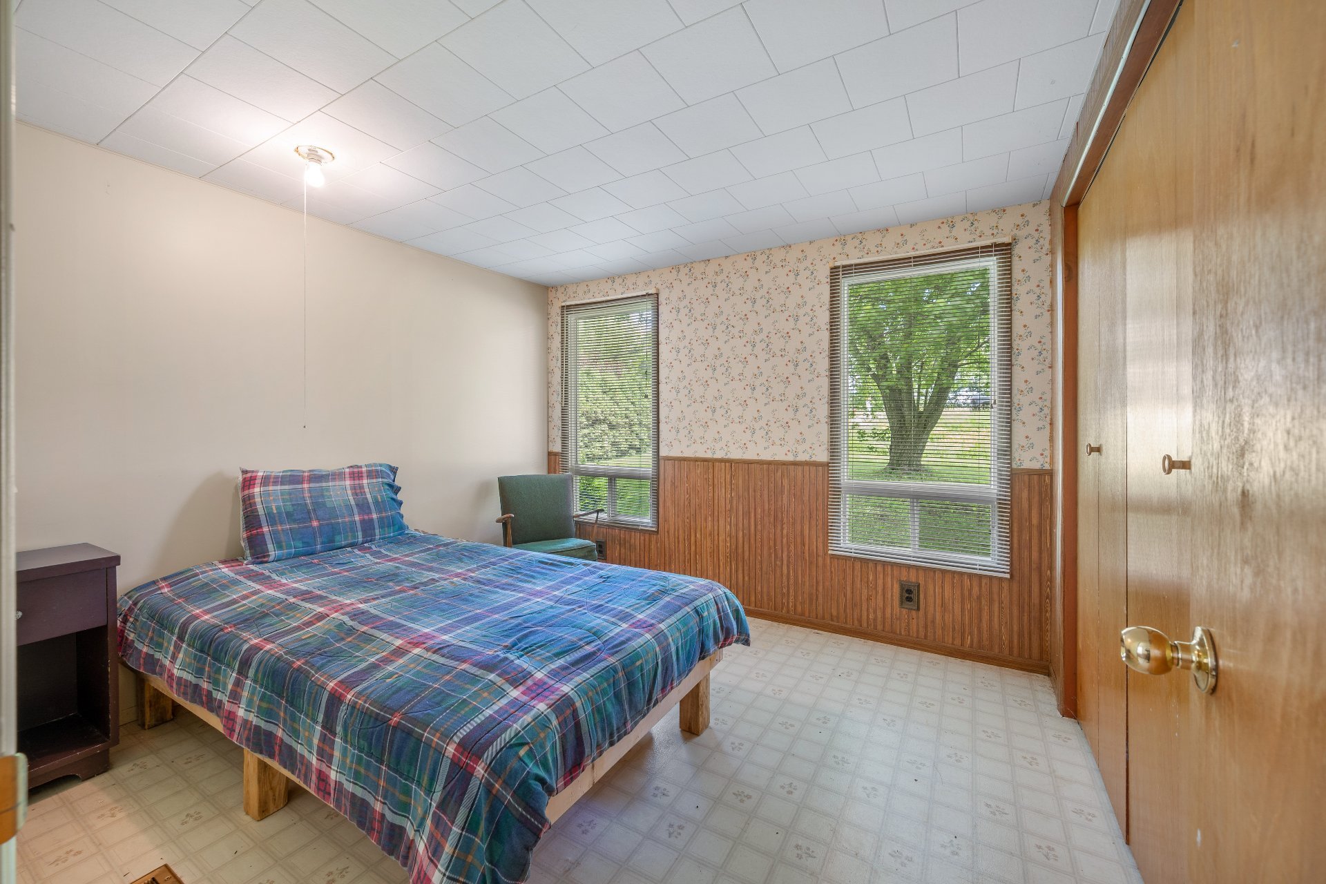 Maison mobile à vendre à Saint-Anicet — Chambre à coucher