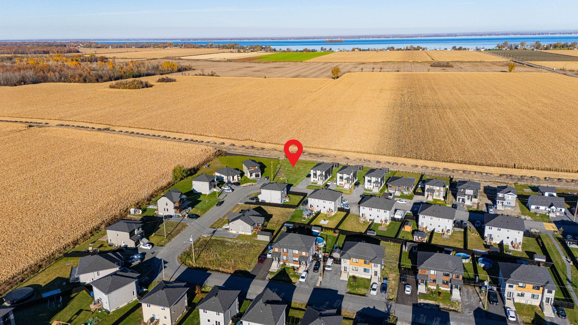 Lot for sale in Sainte-Barbe — Aerial photo