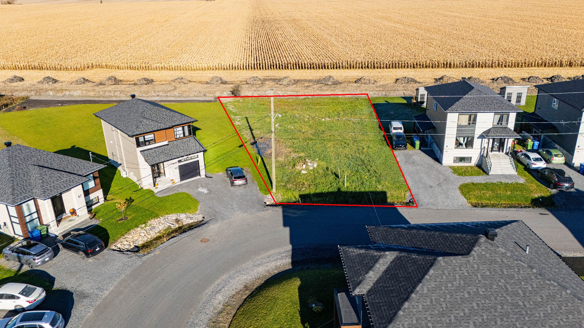 Lot for sale in Sainte-Barbe — Aerial photo